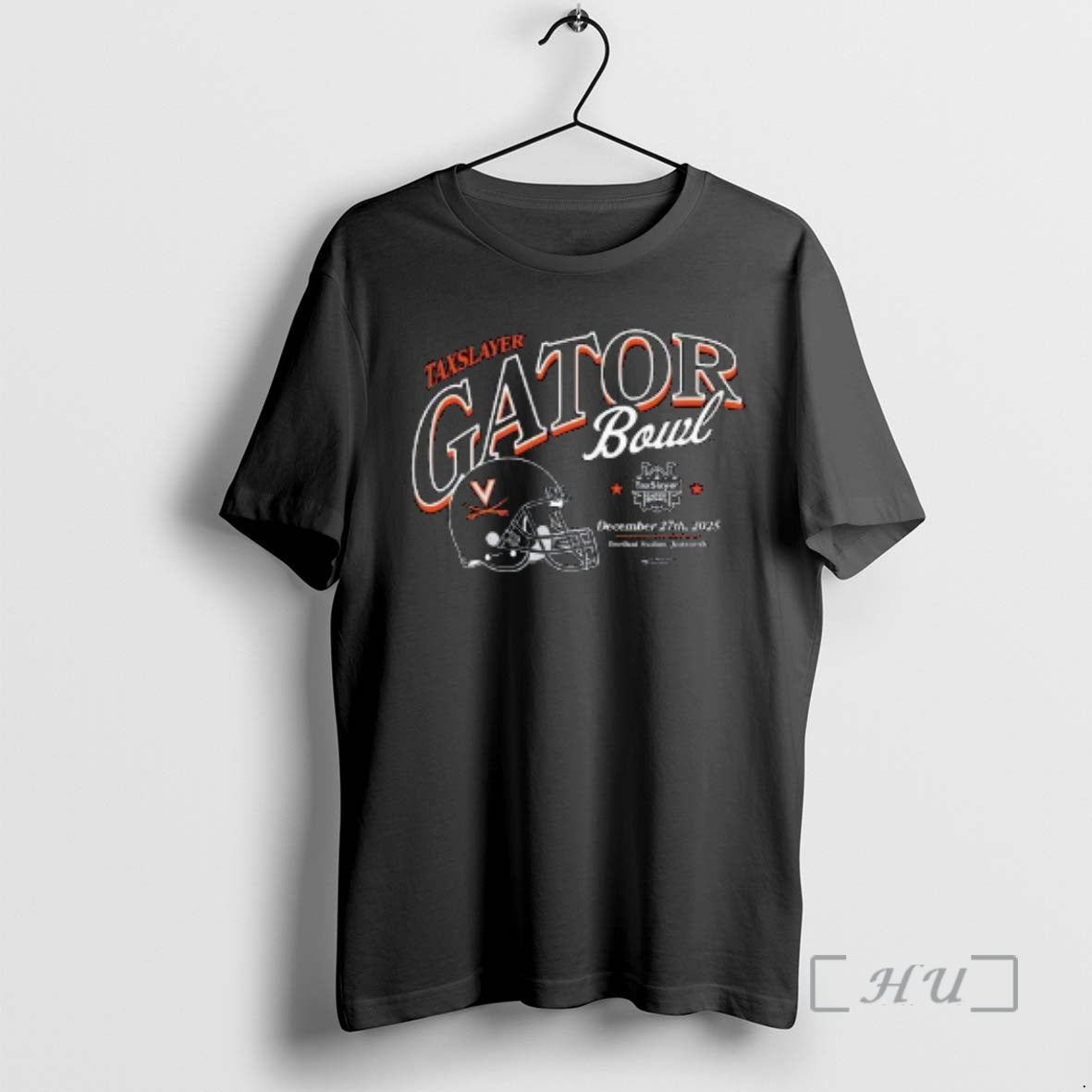 Officials Virginia Cavaliers 2025 Taxslayer Gator Bowl Dec 27th 2025 Helmet Circle Black Premium T-Shirts, Hoodie, Sweatshirt