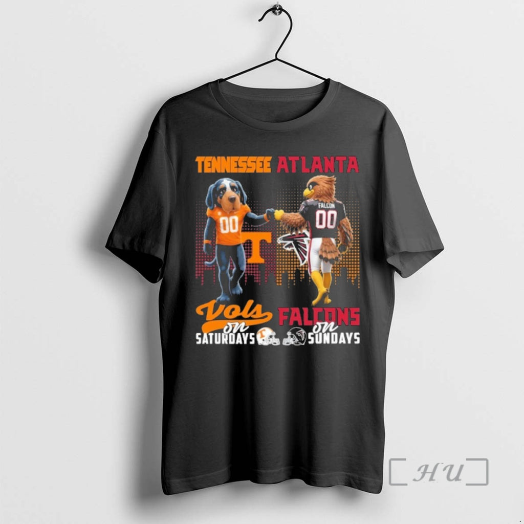 Officials Vols Vs Falcons Mascot On Saturdays And On Sundays T-Shirts, Hoodie, Sweatshirt | PopFlextees.com