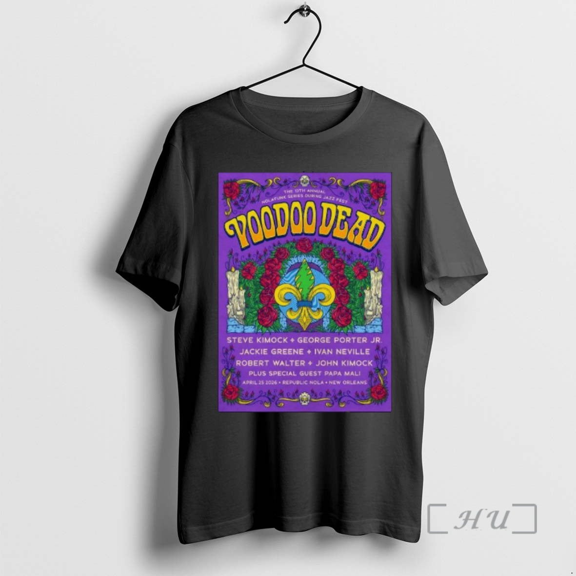 Officials Voodoo Dead April 25 2026 New Orleans La T-Shirts, Hoodie, Sweatshirt | PopFlextees.com