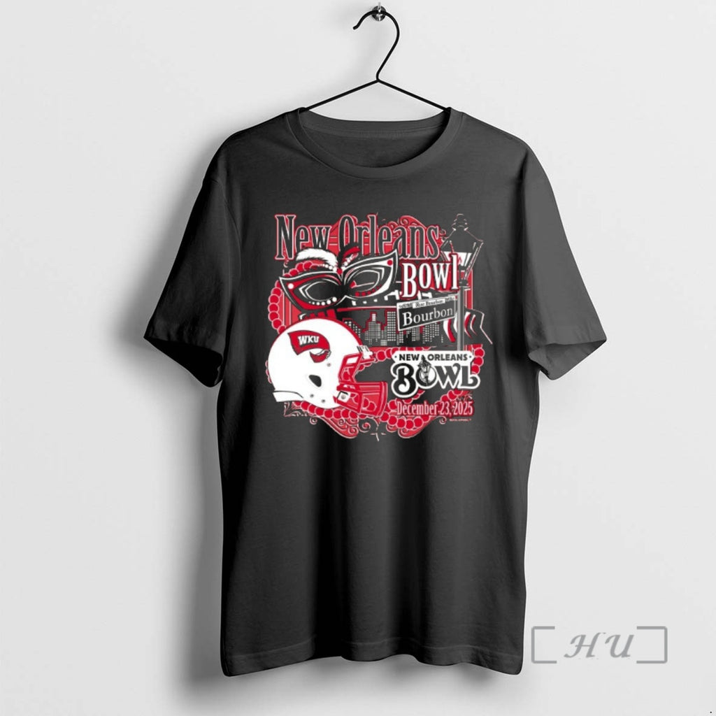 Officials Wku Hilltoppers 2025 New Orleans Bowl Bourbon T-Shirts, Hoodie, Sweatshirt | PopFlextees.com