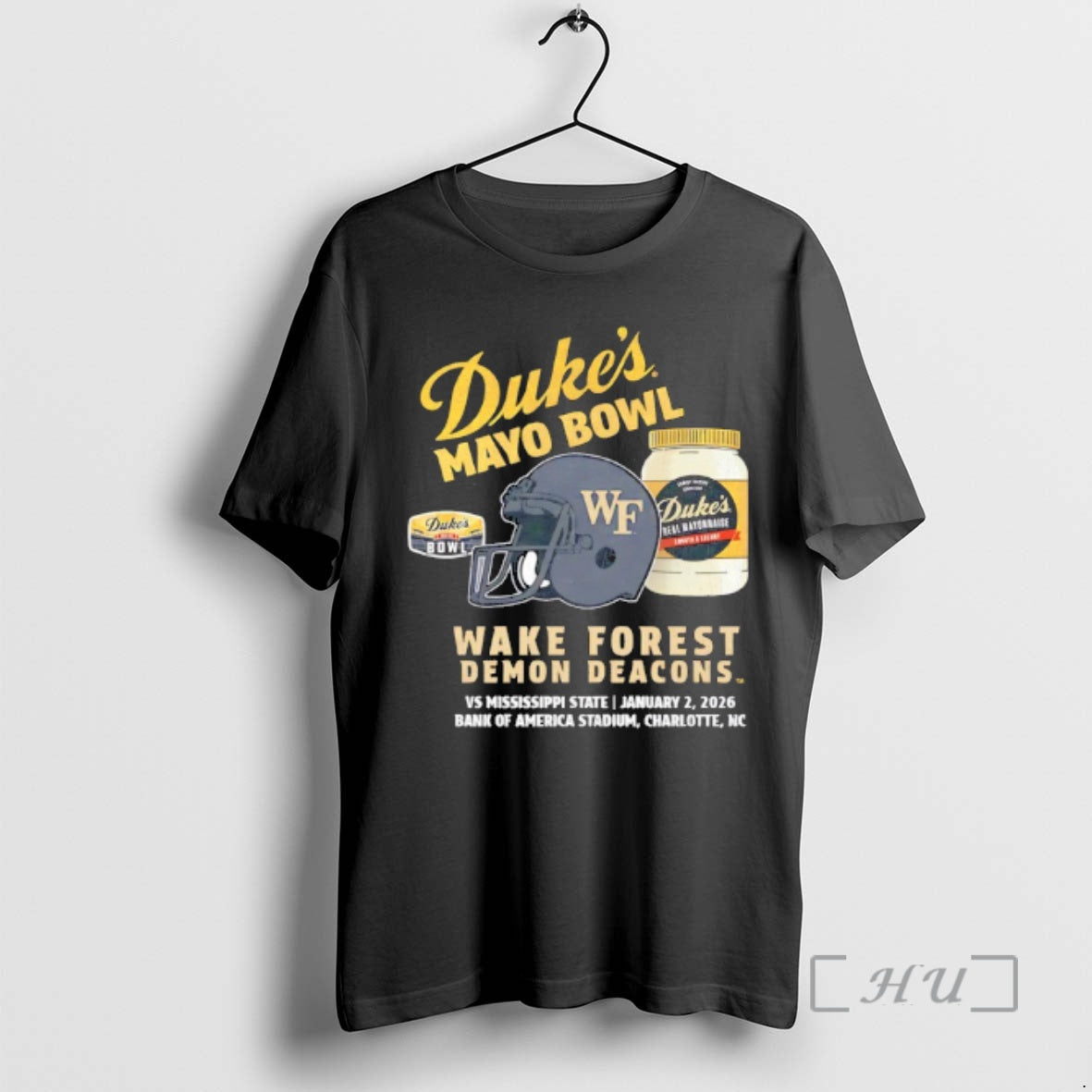 Officials Wake Forest Demon Deacons 2026 Dukes Mayo Bowl T-Shirts, Hoodie, Sweatshirt | PopFlextees.com