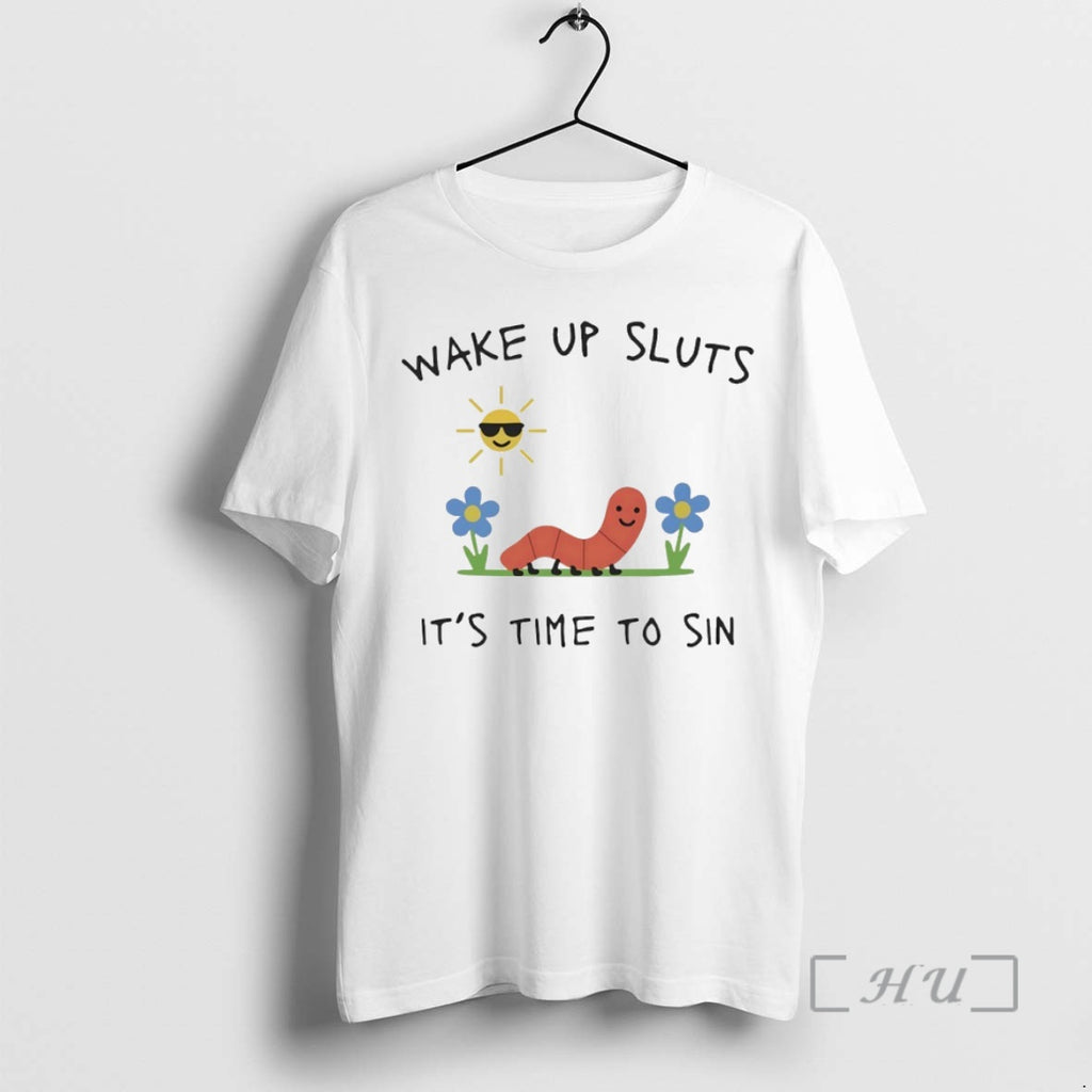 Officials Wake Up Sluts Its Time To Sin Circle T-Shirts, Hoodie, Sweatshirt | PopFlextees.com