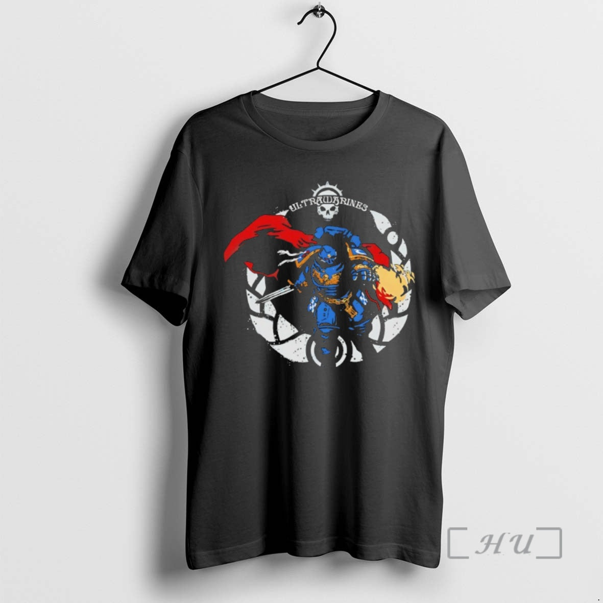 Officials Warhammer Ultramarines To Go With Helmet T-Shirts, Hoodie, Sweatshirt | PopFlextees.com