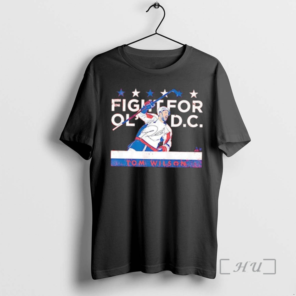 Officials Washington Capitals Tom Wilson Fight For Old Dc Hockey T-Shirts, Hoodie, Sweatshirt | PopFlextees.com
