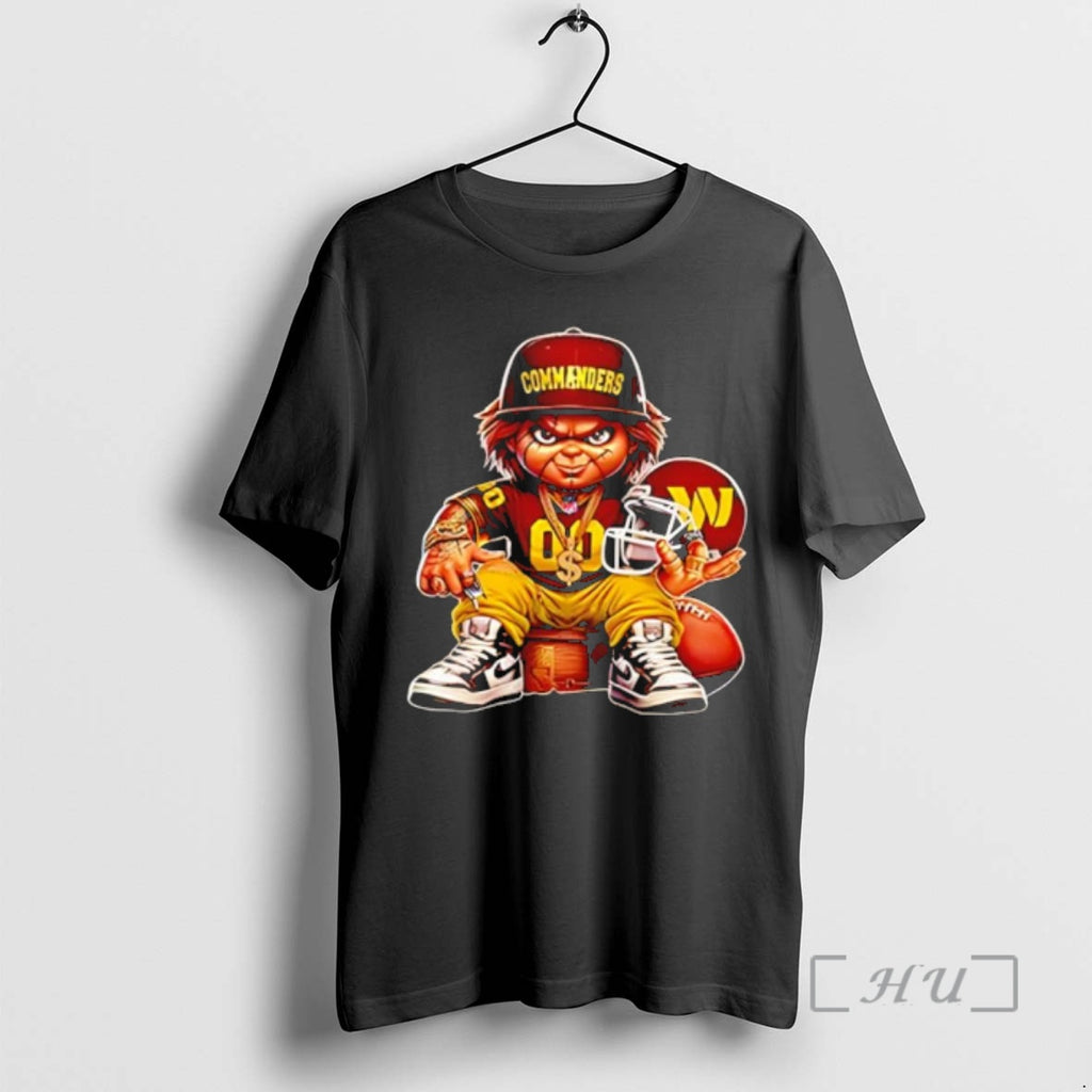 Officials Washington Commanders Chucky Team T-Shirts, Hoodie, Sweatshirt | PopFlextees.com