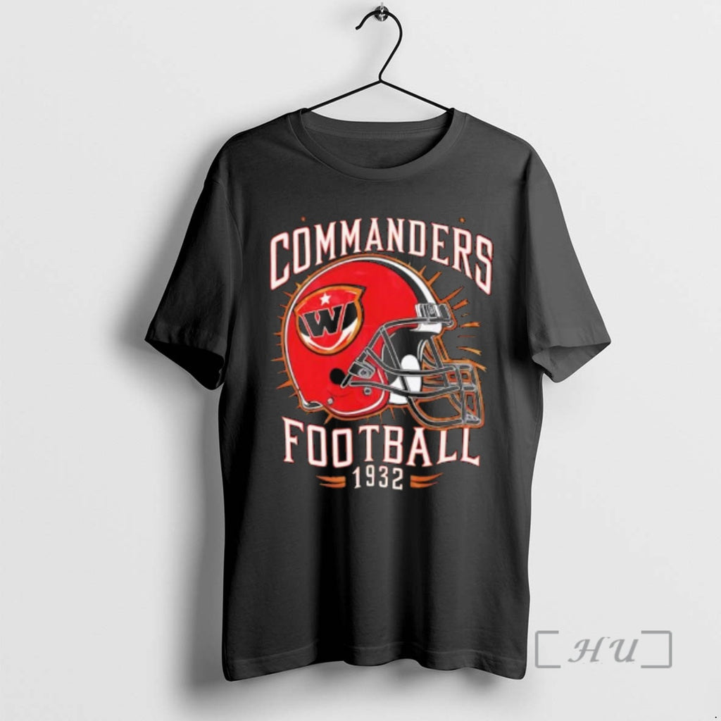 Officials Washington Commanders Football Helmet 1932 T-Shirts, Hoodie, Sweatshirt | PopFlextees.com