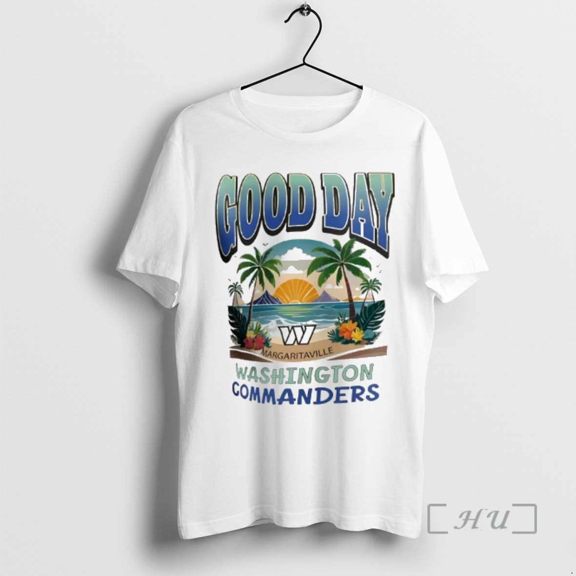 Officials Washington Commanders Margaritaville Yellow Good Day T-Shirts, Hoodie, Sweatshirt | PopFlextees.com