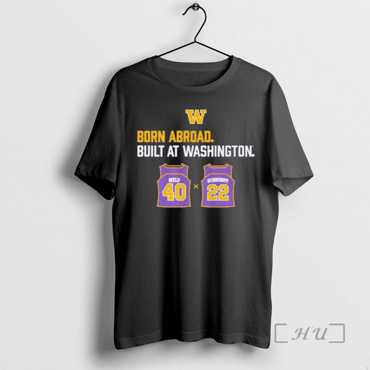 Officials Washington Huskies Born Abroad Built At Washington Schrempf Welp Duo Premium T Shirts Sweater Hoodie, Sweatshirt