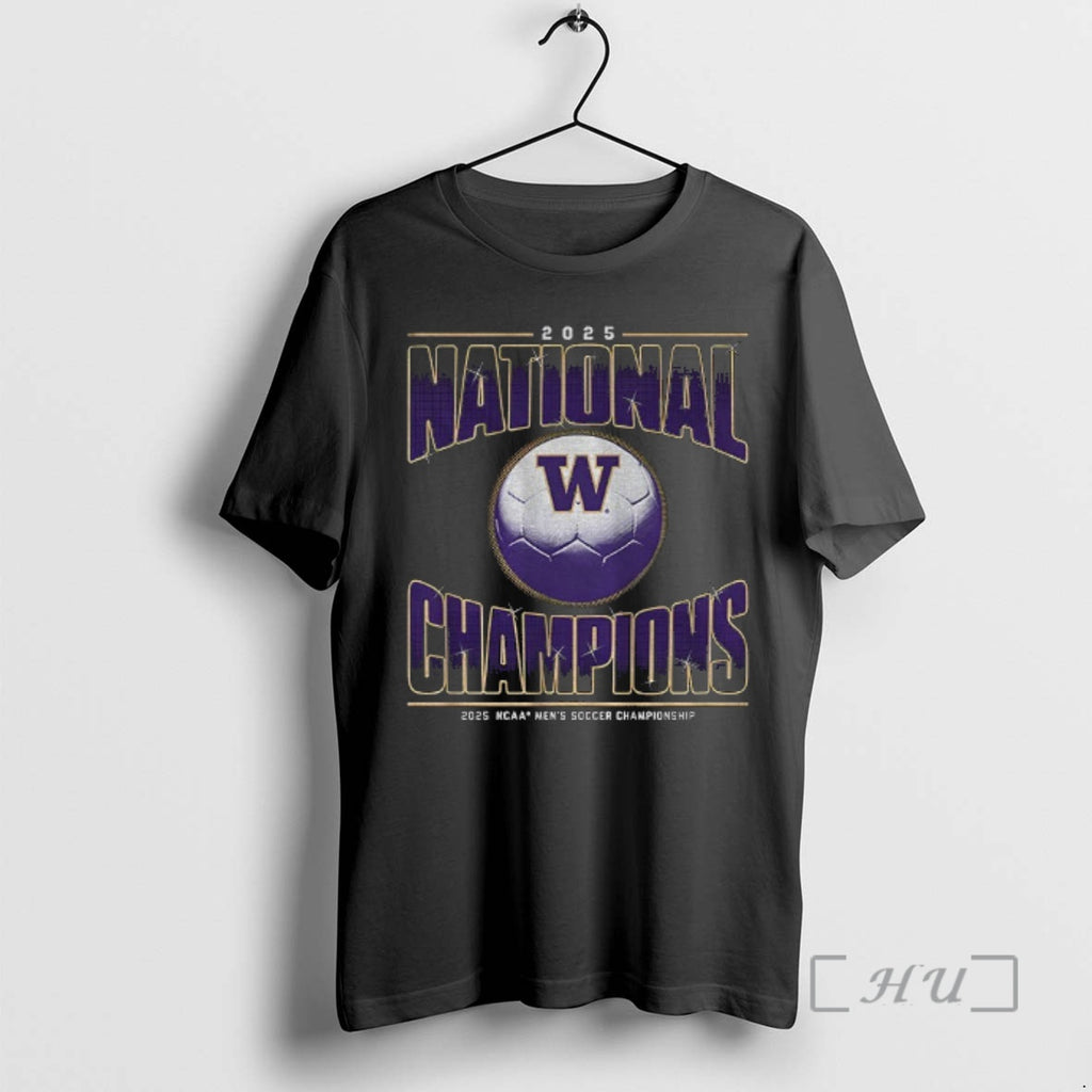 Officials Washington Huskies Ncaa National Champions 2025 Soccer Championship T-Shirts, Hoodie, Sweatshirt | PopFlextees.com