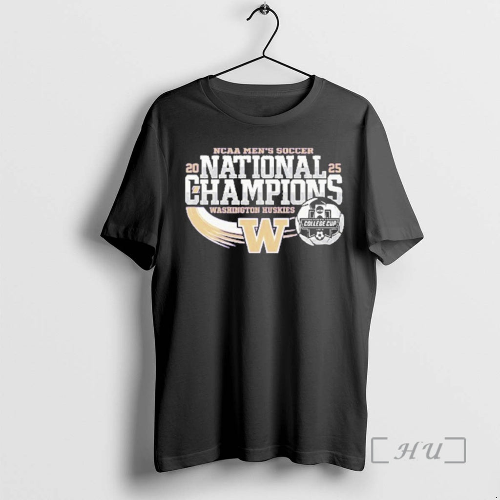Officials Washington Huskies National Champs 2025 Mens Soccer T-Shirts, Hoodie, Sweatshirt | PopFlextees.com