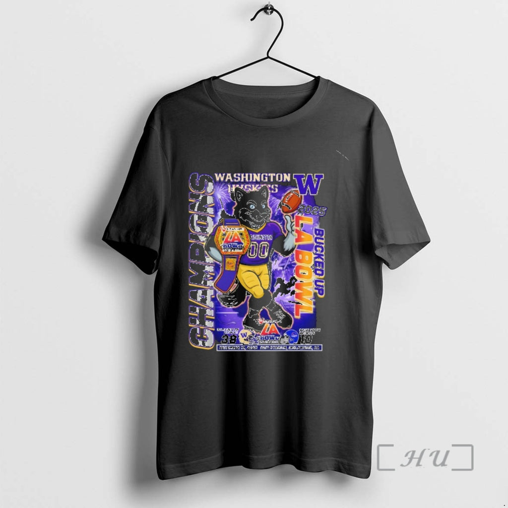 Officials Washington Huskies Beat Boise State Broncos 38 10 2025 La Bowl Champions Premium T-Shirts, Hoodie, Sweatshirt
