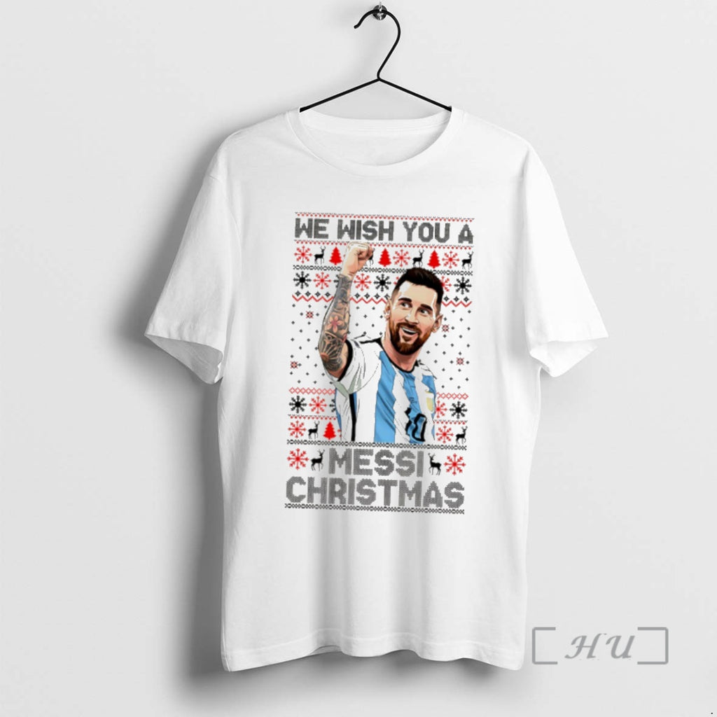 Officials We Wish You A Messi Christmas Ugly T-Shirts, Hoodie, Sweatshirt | PopFlextees.com