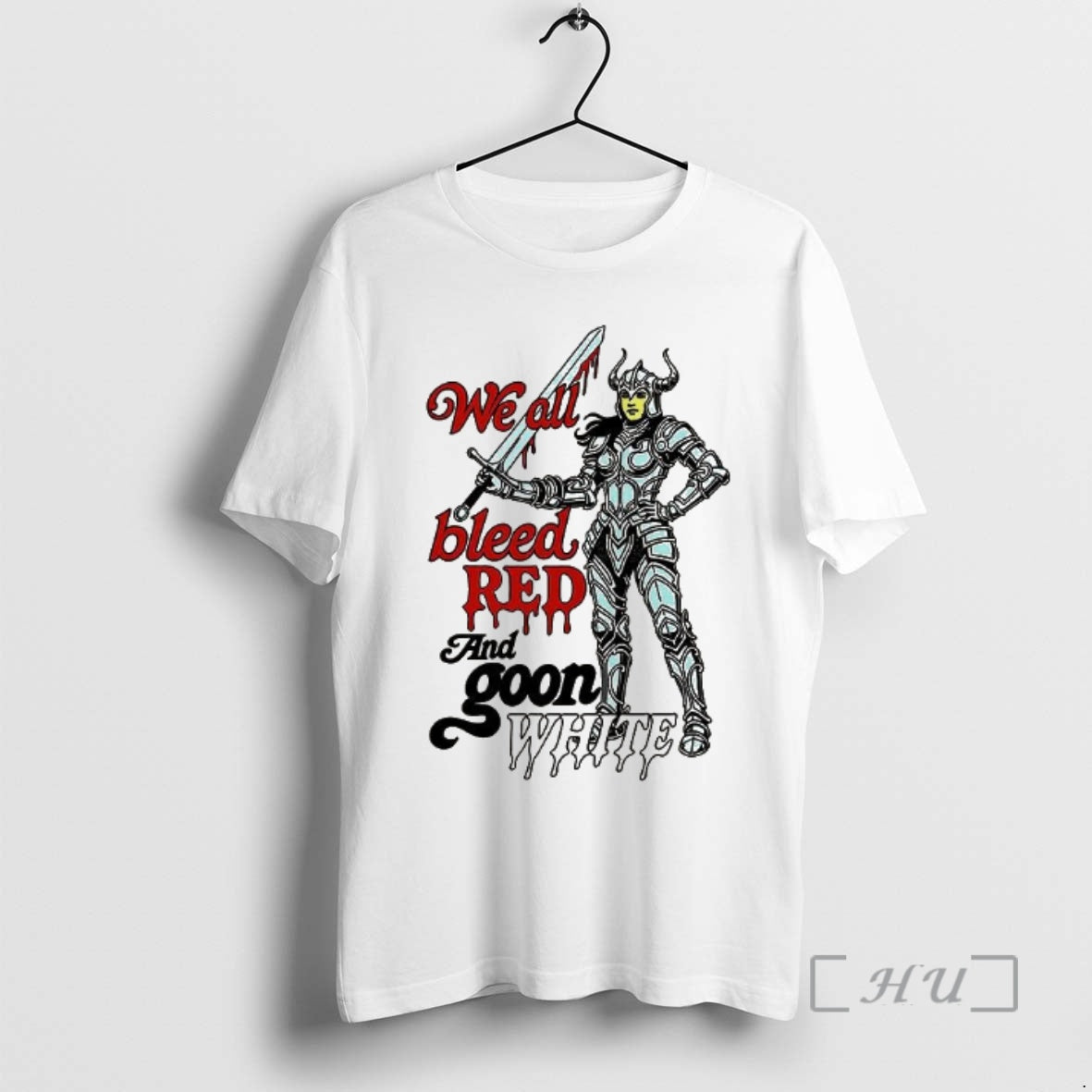 Officials We All Bleed Red And Goon White T-Shirts, Hoodie, Sweatshirt | PopFlextees.com