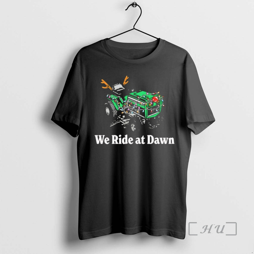 Officials We Ride At Dawn Christmas Light T-Shirts, Hoodie, Sweatshirt | PopFlextees.com