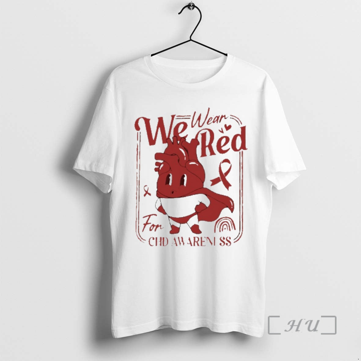 Officials We Wear Red For Chd Awareness T-Shirts, Hoodie, Sweatshirt | PopFlextees.com