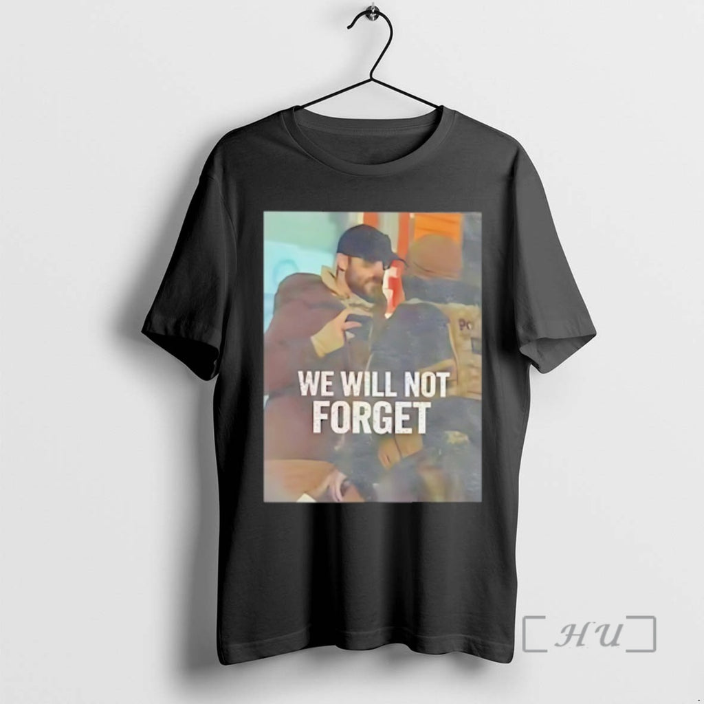 Officials We Will Not Forget Alex Pretti 1988 2026 Photo T-Shirts, Hoodie, Sweatshirt | PopFlextees.com