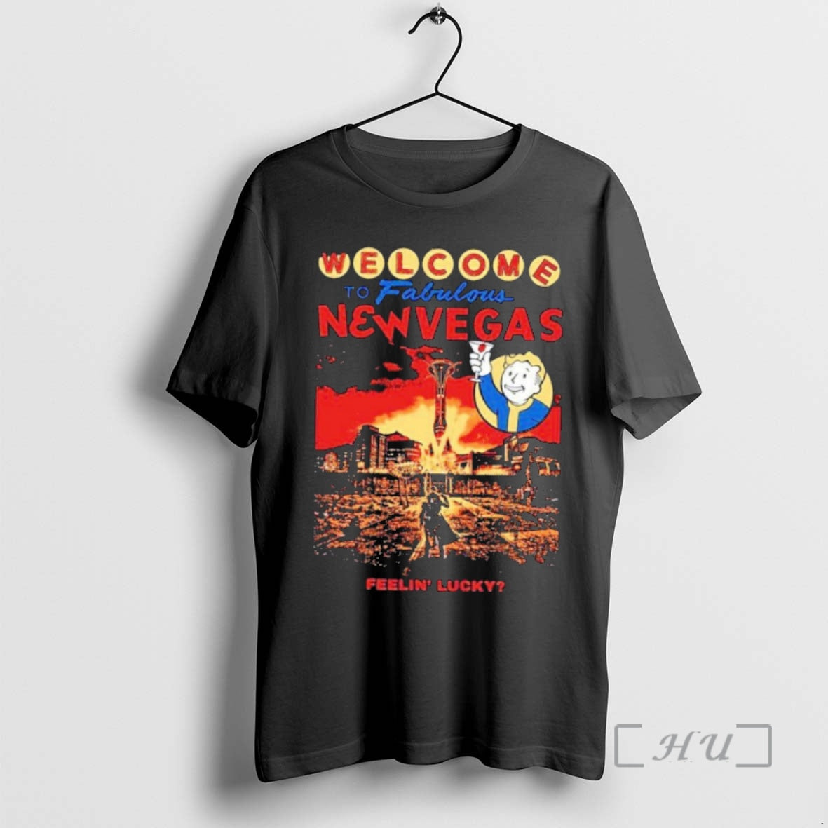 Officials Welcom To Fabulous Newvegas Feelin Lucky T-Shirts, Hoodie, Sweatshirt | PopFlextees.com