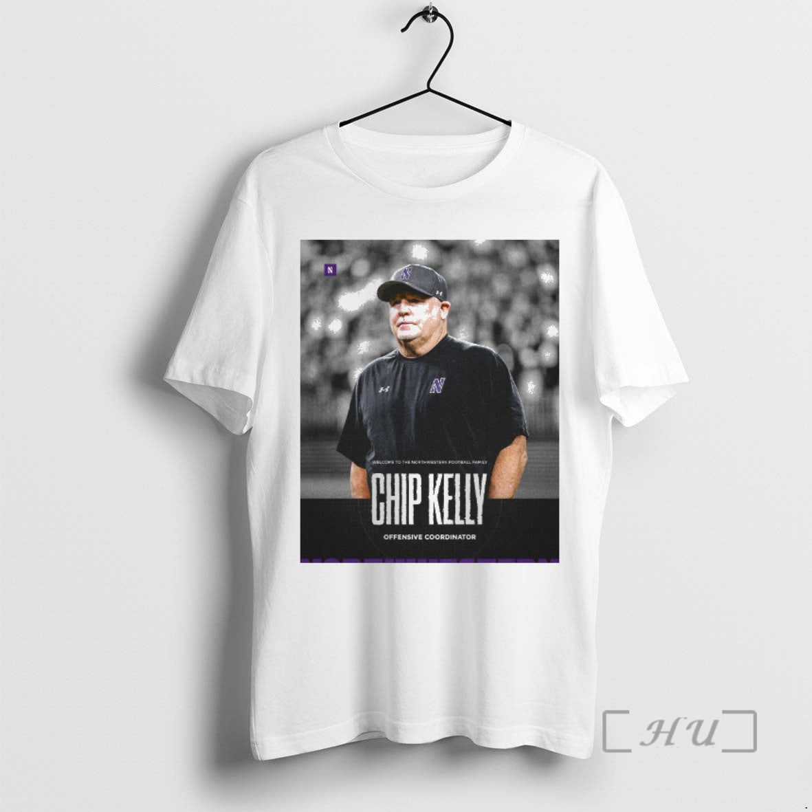 Officials Welcome To The Northwestern Football Family Chip Kelly Offensive Coordinator Premium T Shirts Sweater Hoodie,...