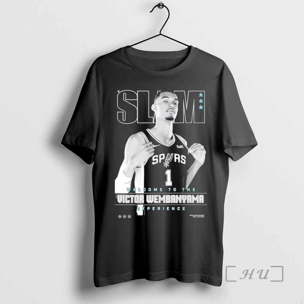 Officials Welcome To The Victor Wembanyama Experience San Antonio Spurs Nba Slam Premium T Shirts Hoodie, Sweatshirt