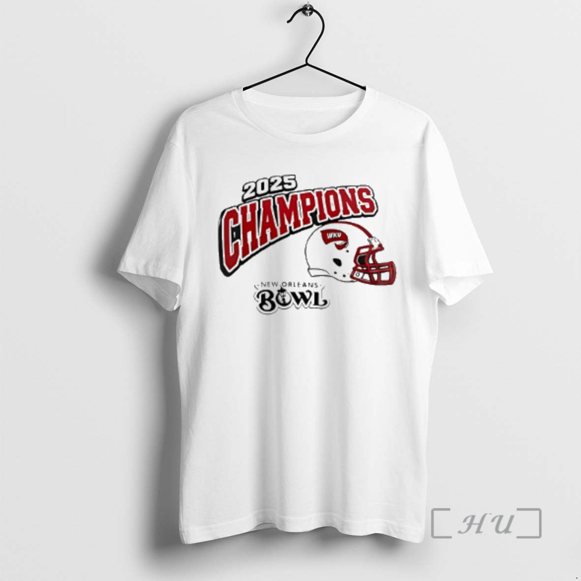 Officials Western Kentucky Hilltoppers New Orleans Bowl 2025 Champions Helmet T-Shirts, Hoodie, Sweatshirt | PopFlextees.com