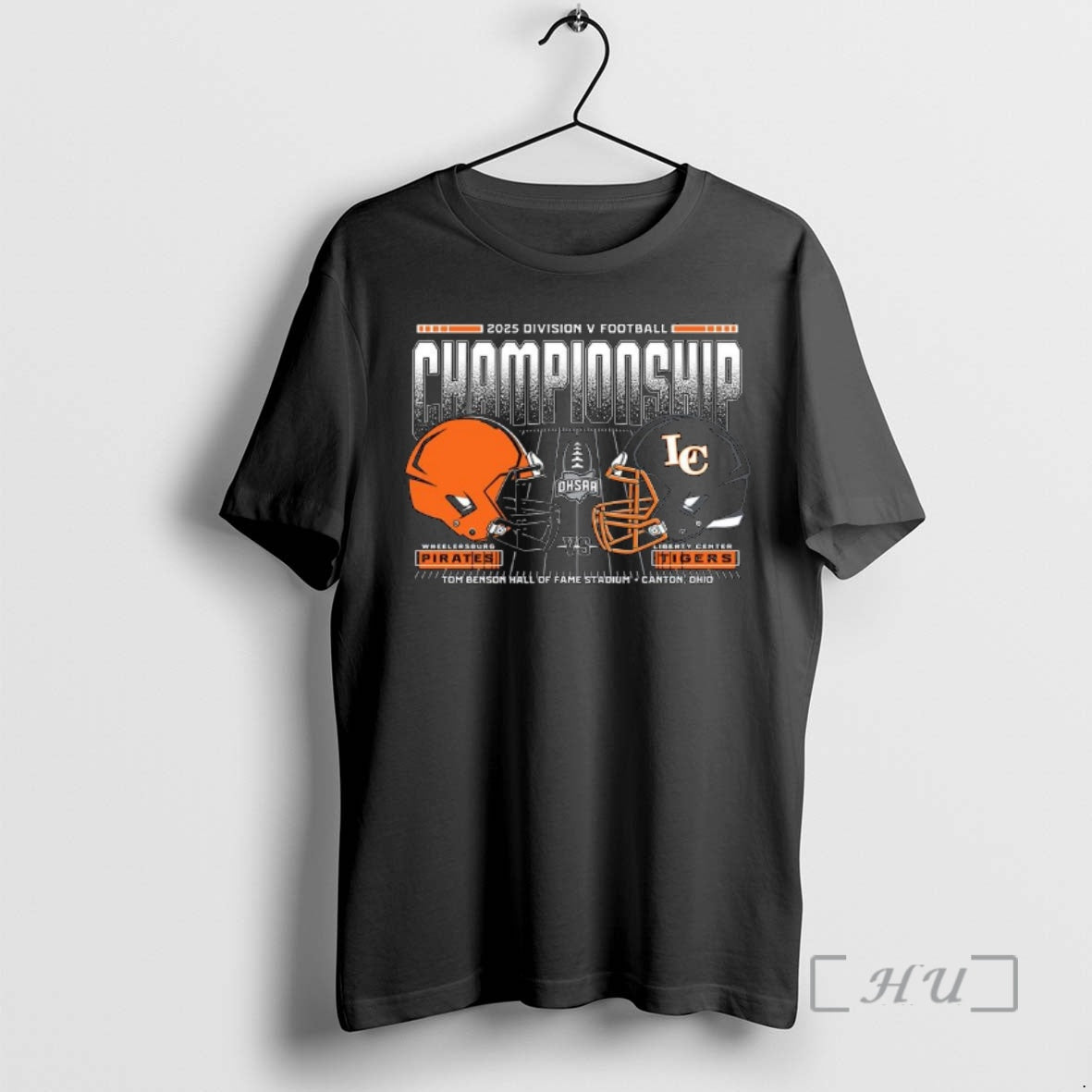 Officials Wheelersburg Pirates Vs Liberty Center Tigers 2025 Ohsaa Football Division 5 Head Head T-Shirts, Hoodie, Sweatshirt