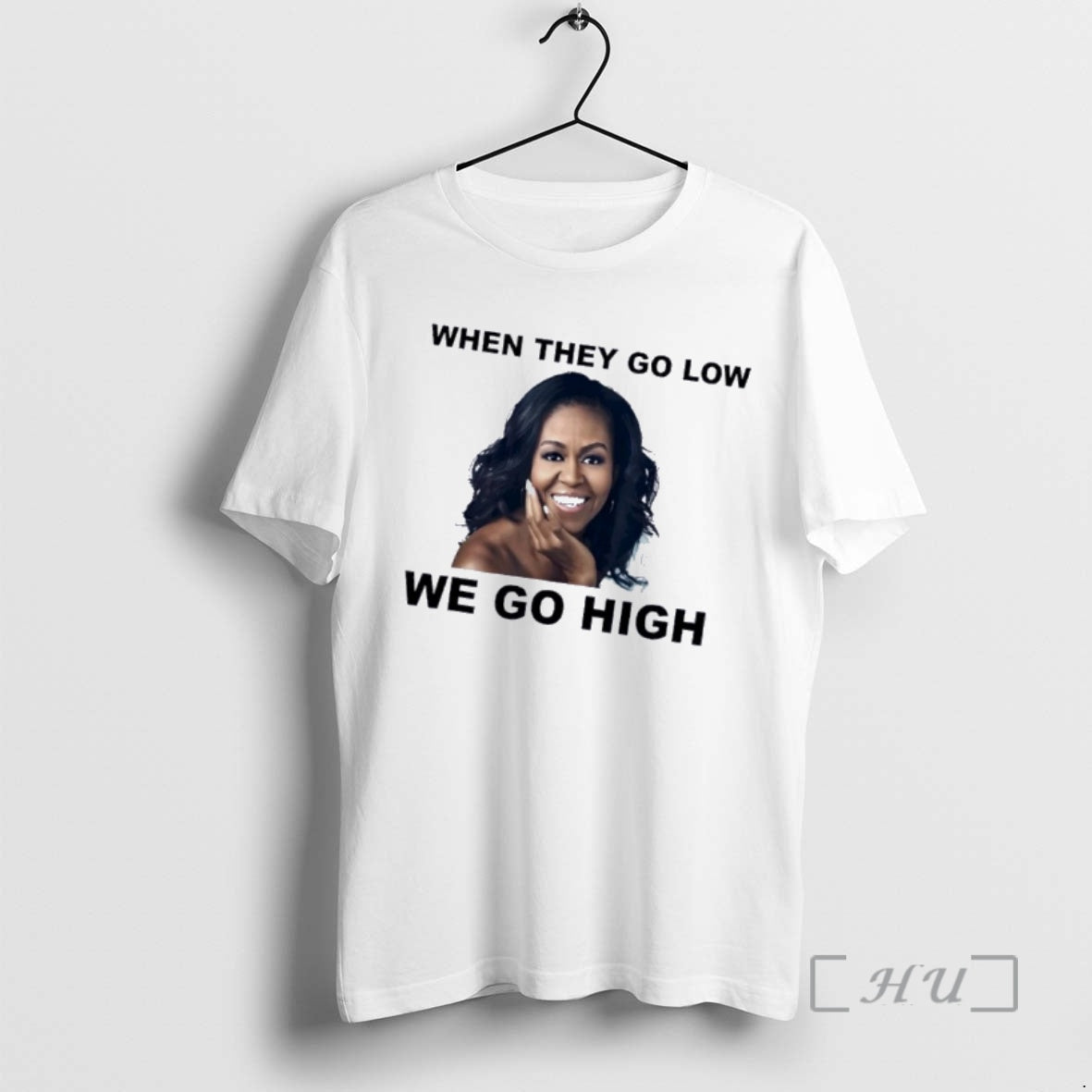 Officials When They Go Low We Go High Michelle Obama T-Shirts, Hoodie, Sweatshirt | PopFlextees.com