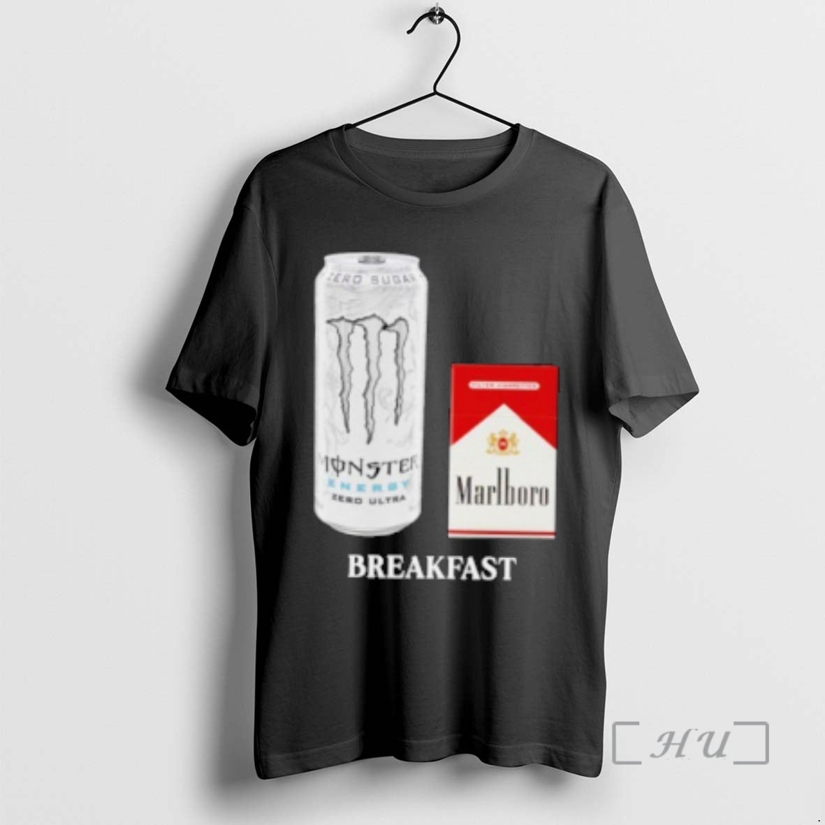 Officials White Monster Marlboro Red Cigarette Breakfast T-Shirts, Hoodie, Sweatshirt | PopFlextees.com