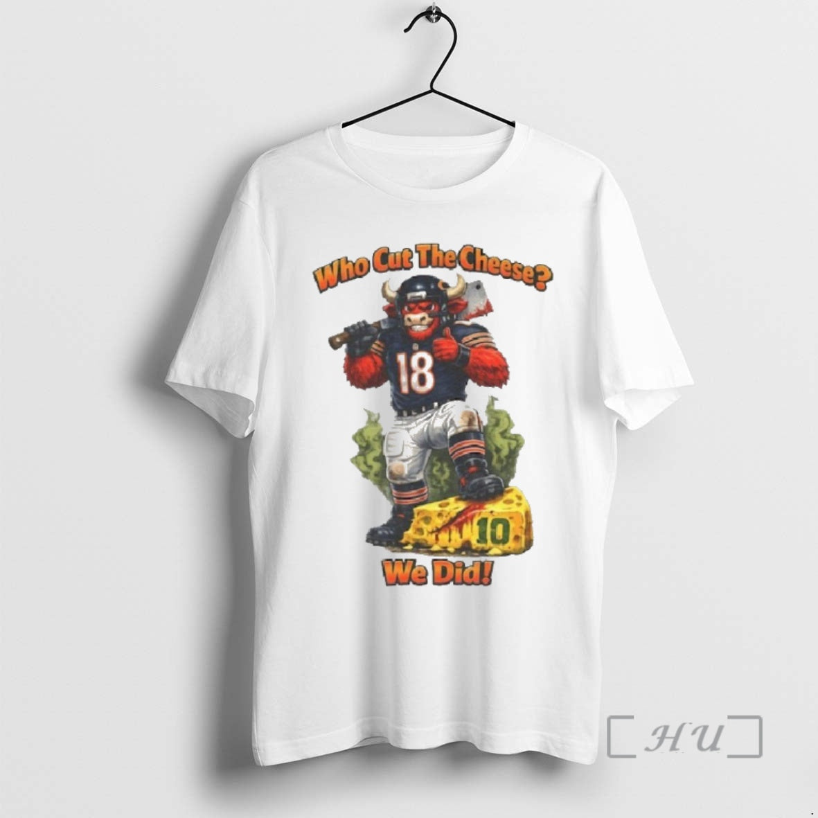 Officials Who Cut The Cheese We Did Chicago Beat Green Bay Premium T Shirts Sweater Hoodie, Sweatshirt | PopFlextees.com