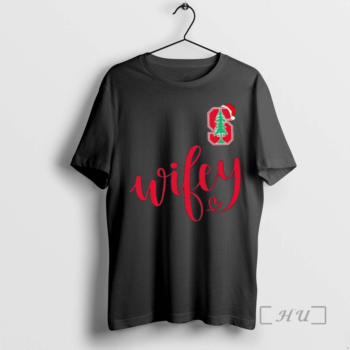 Officials Wifey Stanford Cardinal Santa Hat Merry Christmas T-Shirts, Hoodie, Sweatshirt | PopFlextees.com