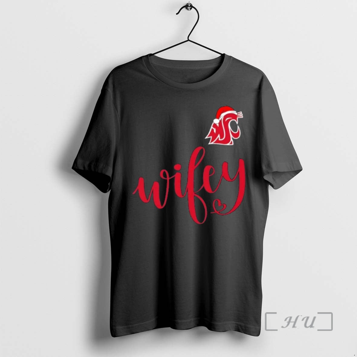 Officials Wifey Washington State Cougars Santa Hat Merry Christmas T-Shirts, Hoodie, Sweatshirt | PopFlextees.com