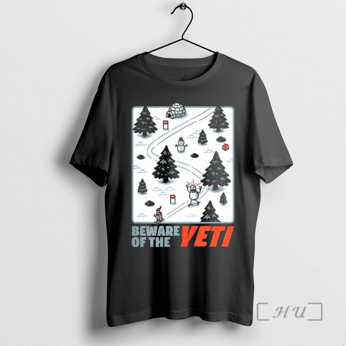 Officials Winter Skiing Game Beware Of The Yeti T-Shirts, Hoodie, Sweatshirt | PopFlextees.com