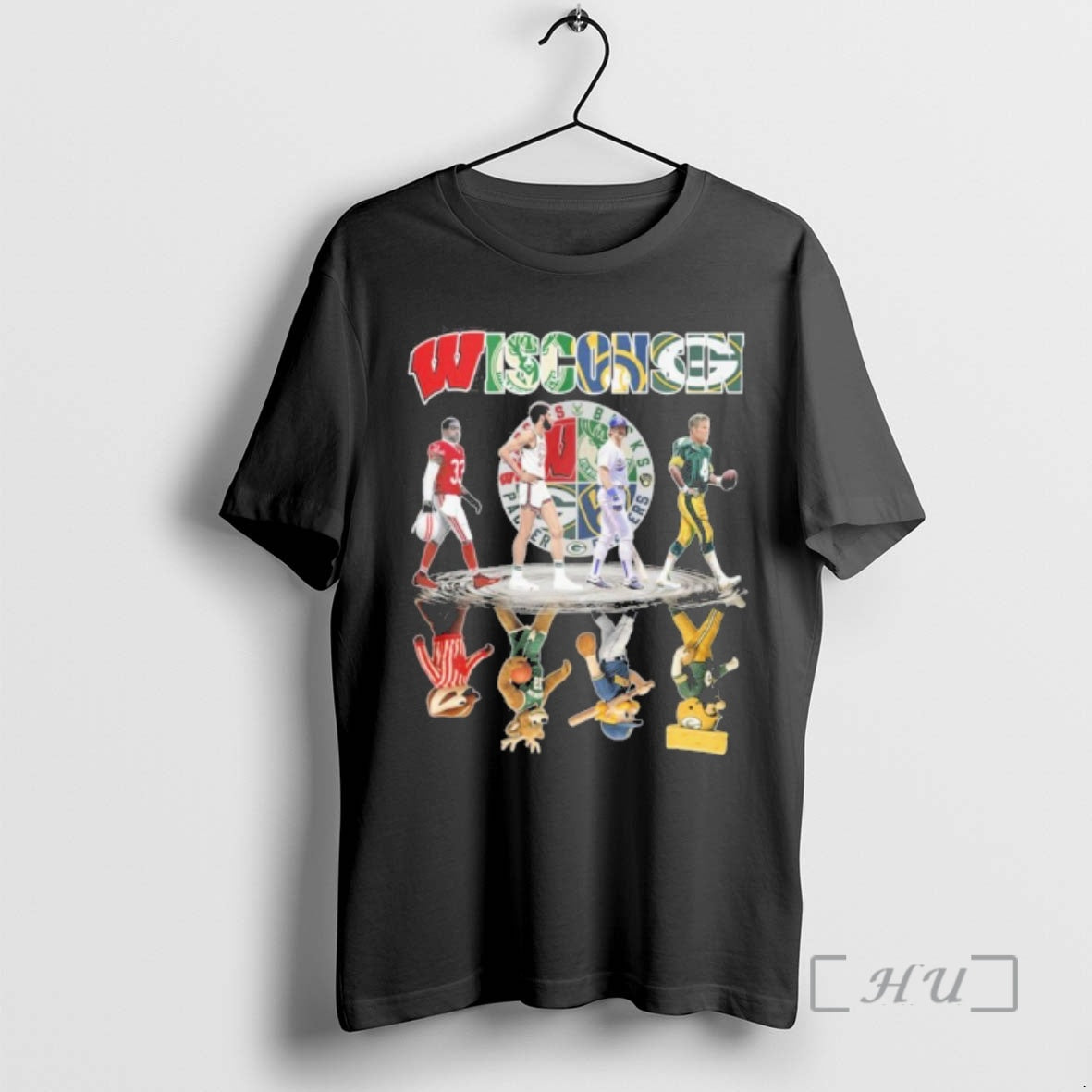 Officials Wisconsin Sports Teams Players Abbey Road Water Reflection T-Shirts, Hoodie, Sweatshirt | PopFlextees.com