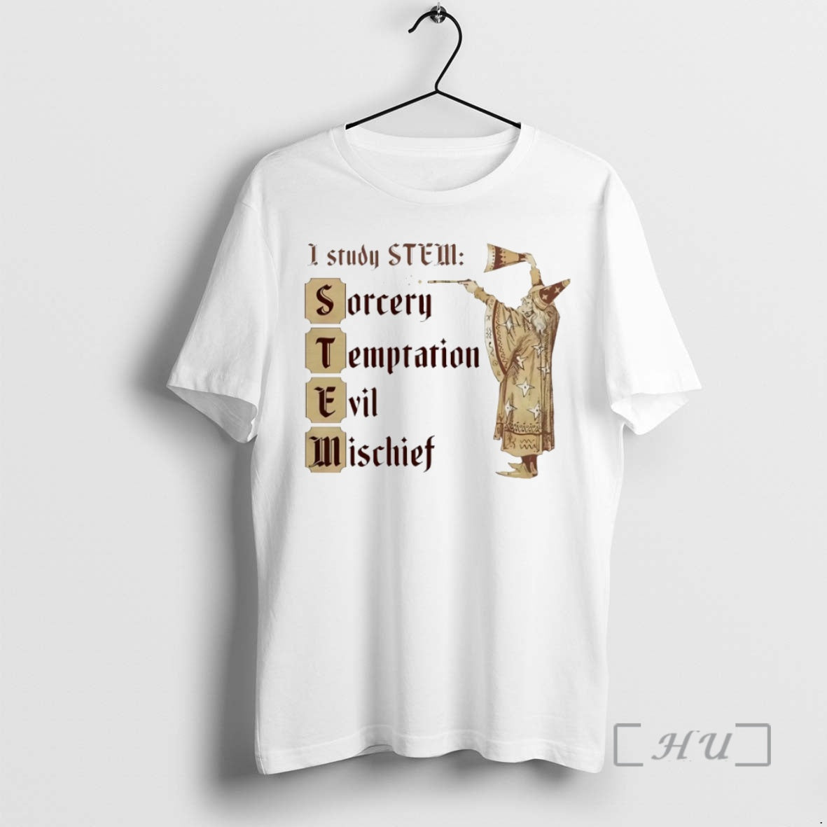 Officials Wizard I Study Stem Sorcery Temptation Evil Mischief Circle T-Shirts, Hoodie, Sweatshirt | PopFlextees.com
