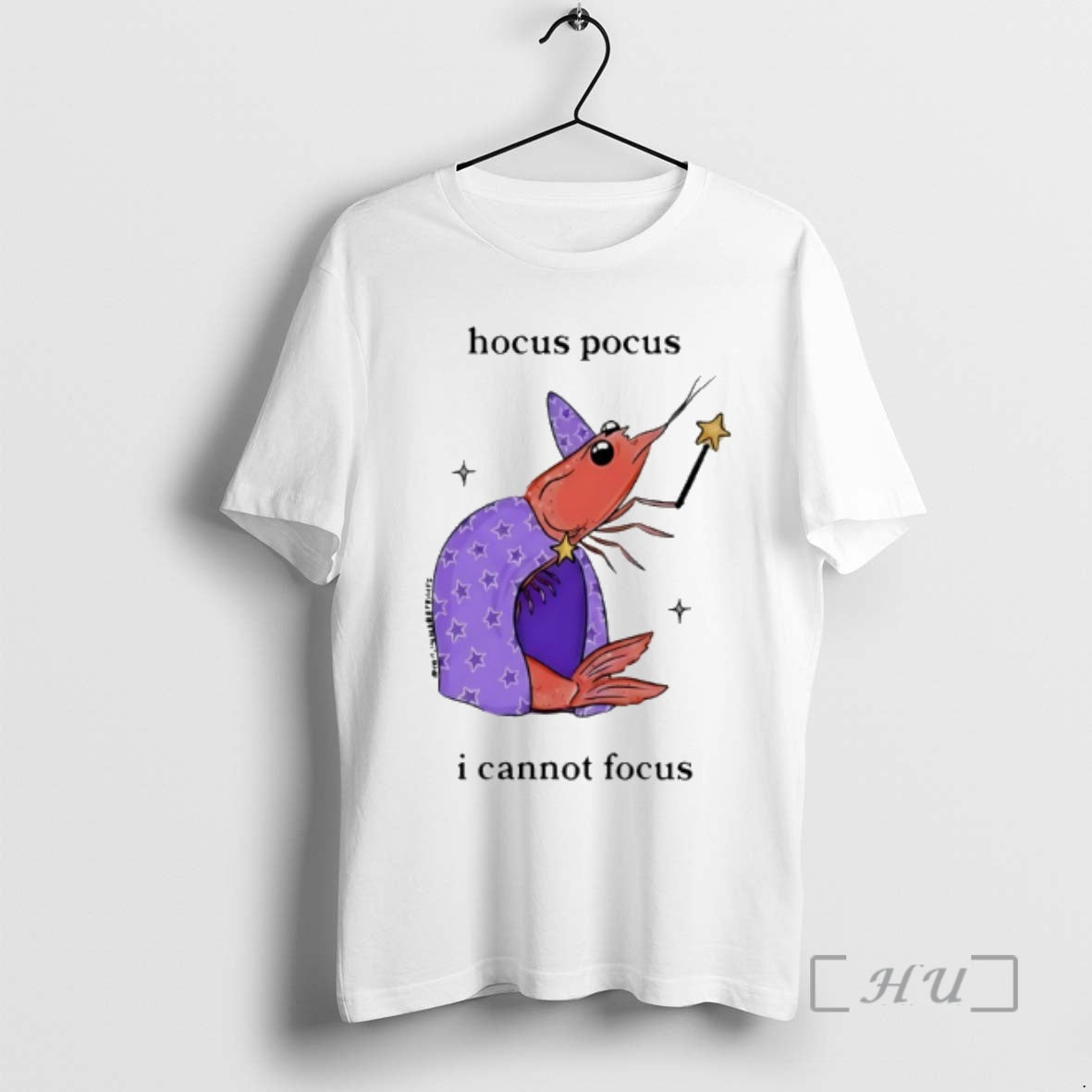 Officials Wizard Shrimp Hocus Pocus I Cannot Focus T-Shirts, Hoodie, Sweatshirt | PopFlextees.com