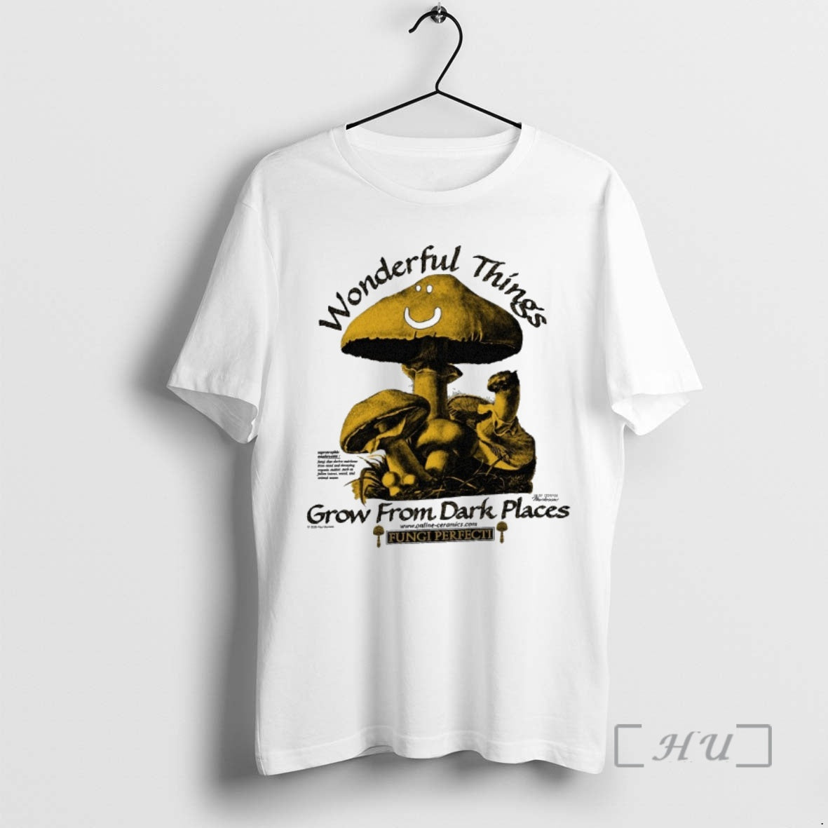 Officials Wonderful Things Grow From Dark Places Saprotrophic Mushrooms T-Shirts, Hoodie, Sweatshirt | PopFlextees.com