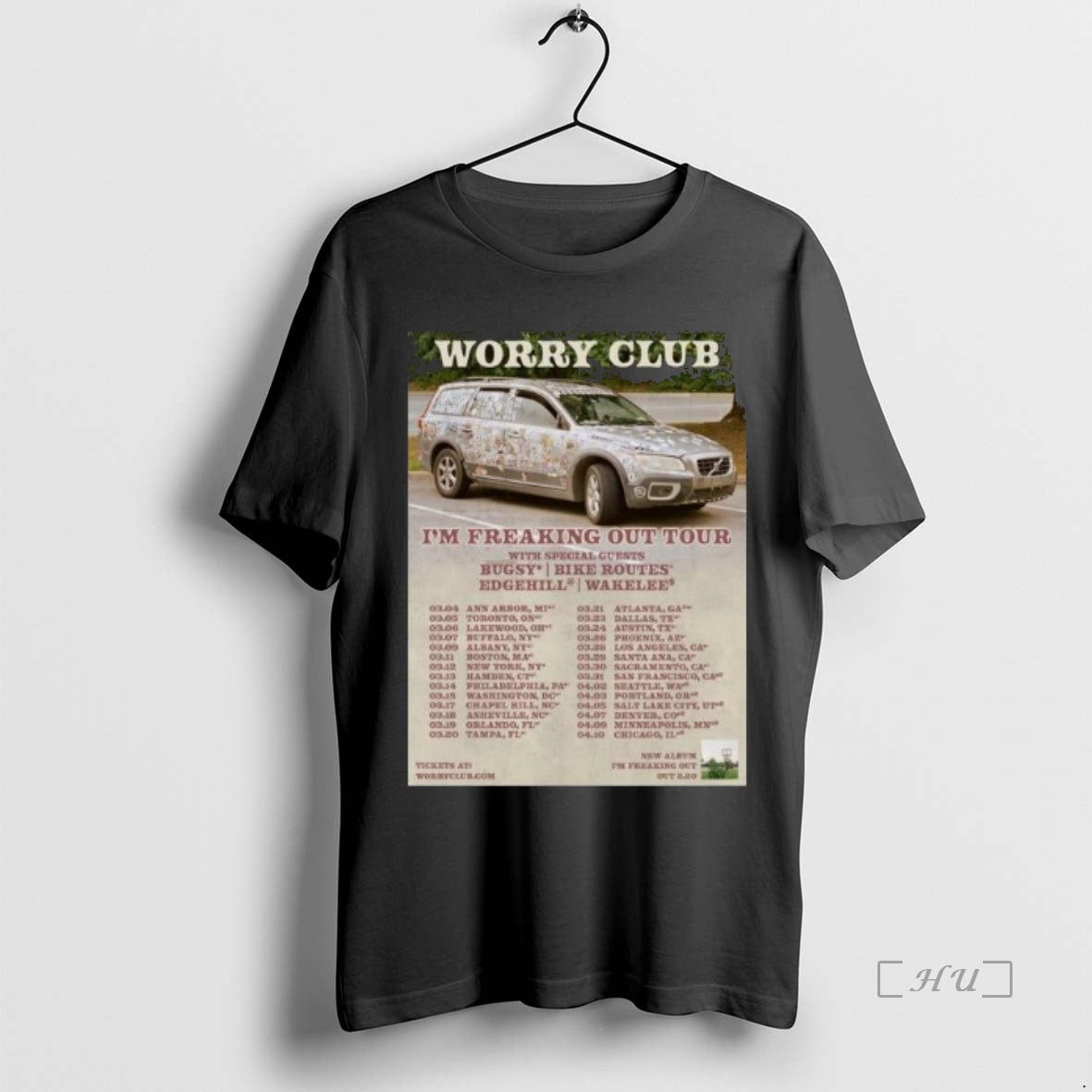 Officials Worry Club Im Freaking Out Tour 2026 Long Sleve T-Shirts, Hoodie, Sweatshirt | PopFlextees.com