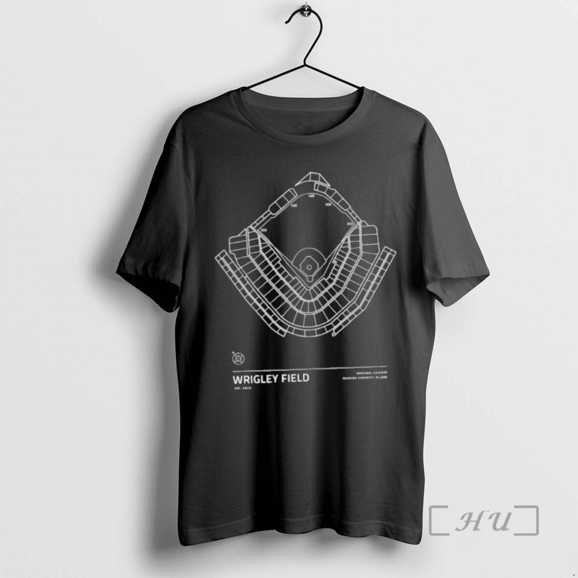 Officials Wrigley Field Stadium Chicago Illinois Seating Capacity 41649 T-Shirts, Hoodie, Sweatshirt | PopFlextees.com