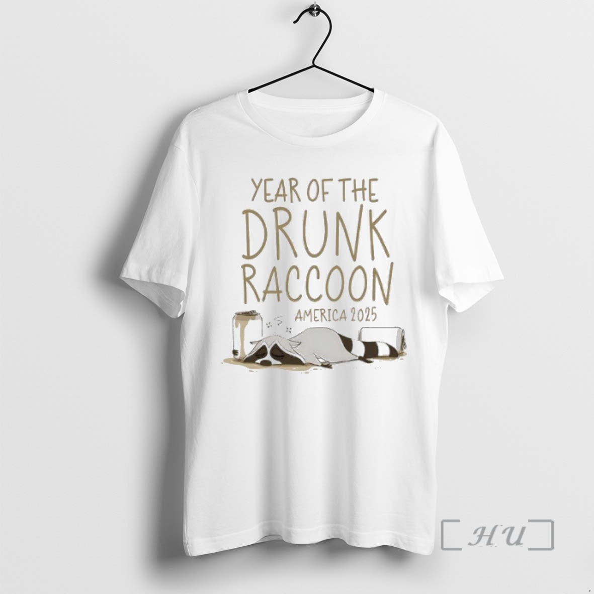 Officials Year Of The Drunk Raccoon America 2025 T-Shirts, Hoodie, Sweatshirt | PopFlextees.com