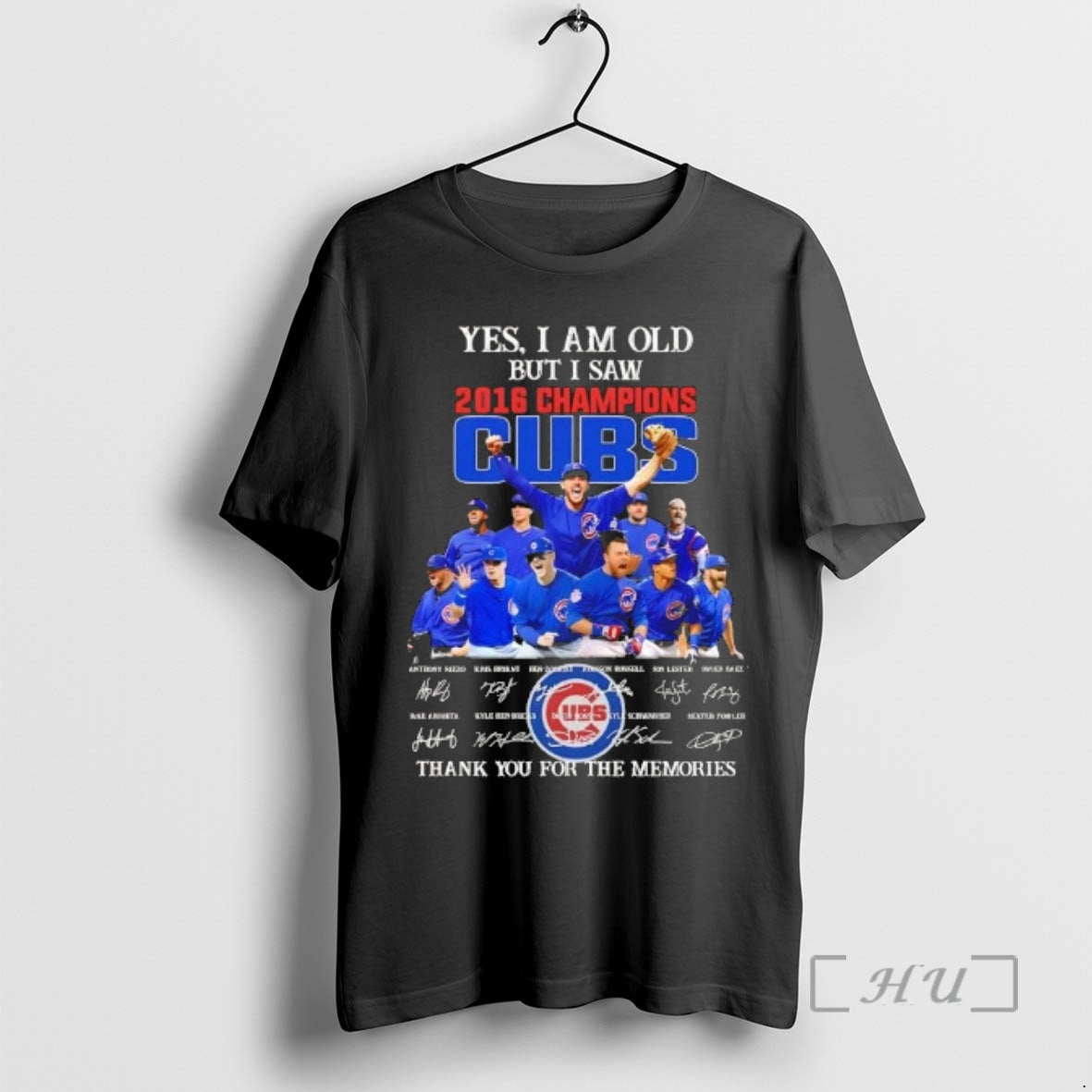 Officials Yes I Am Old But I Saw 2016 Champions Chicago Cubs Anthony Rizzo And T-Shirts, Hoodie, Sweatshirt | PopFlextees.com