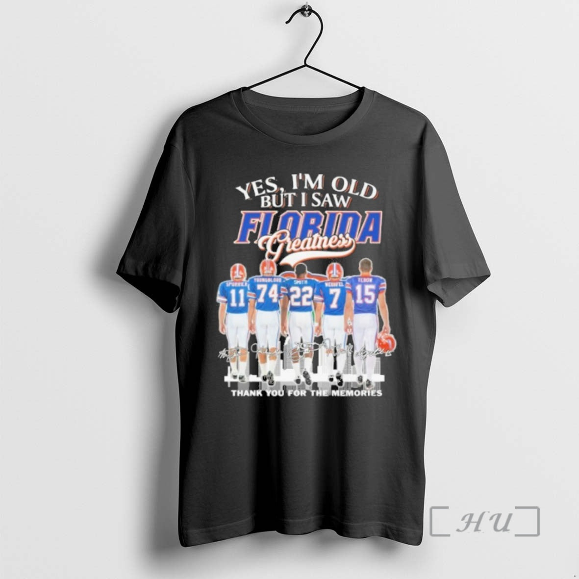 Officials Yes Im Old But I Saw Florida Greatness Player Signature Thank You T-Shirts, Hoodie, Sweatshirt