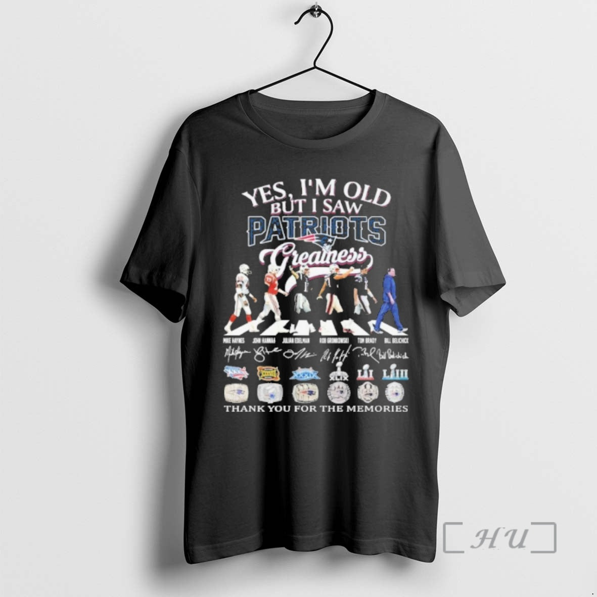 Officials Yes Im Old But I Saw Patriots Greatness Team Player Abbey Road Signature Thank T-Shirts, Hoodie, Sweatshirt