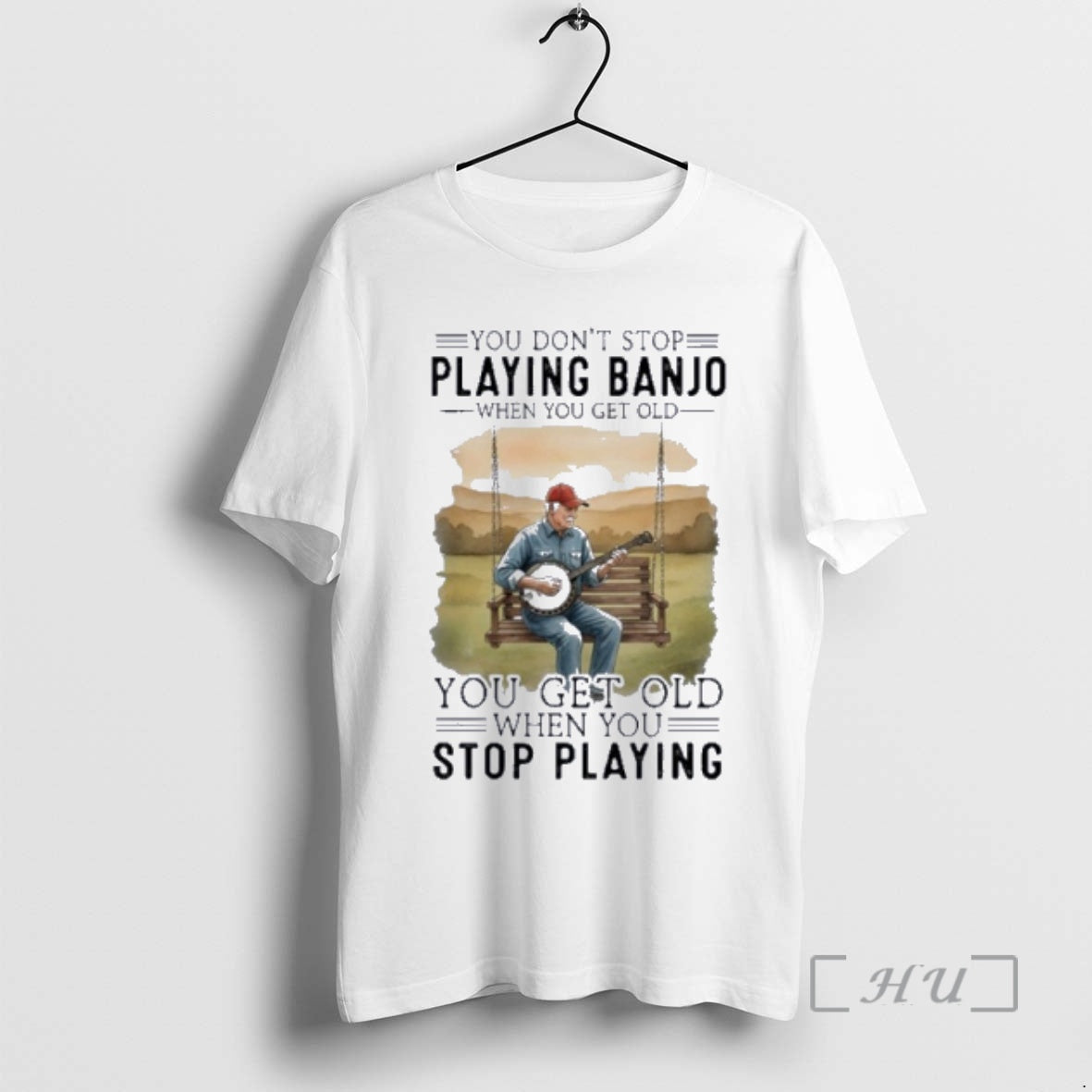 Officials You Dont Stop Playing Banjo When You Get Old You Get Old When You T-Shirts, Hoodie, Sweatshirt | PopFlextees.com