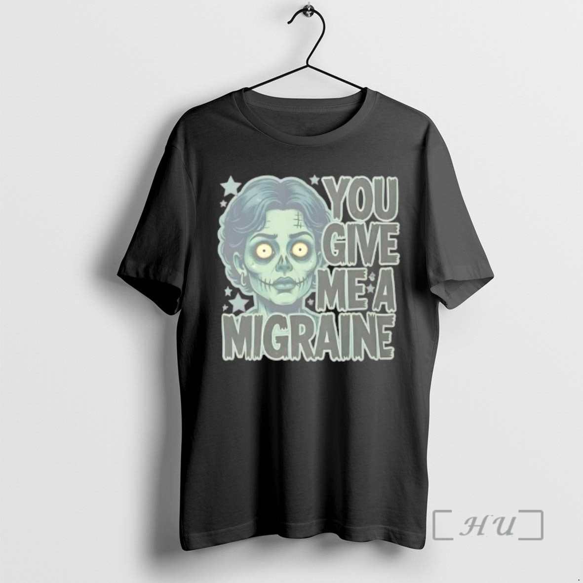 Officials You Give Me A Migraine Zombie Graphic T-Shirts, Hoodie, Sweatshirt | PopFlextees.com