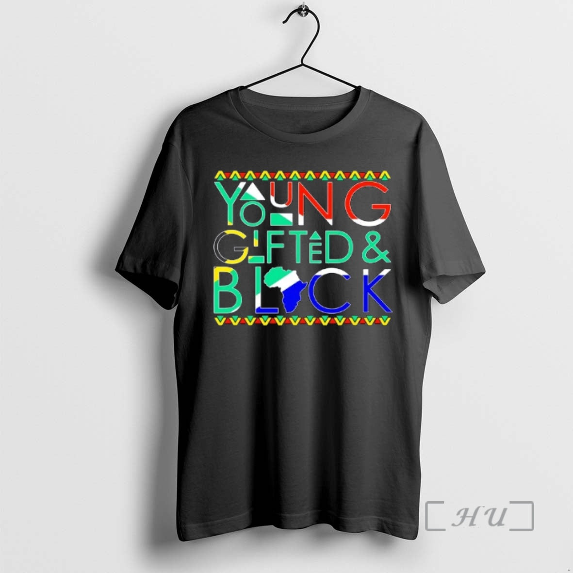 Officials Young Gifted And Black Africa Map T-Shirts, Hoodie, Sweatshirt | PopFlextees.com