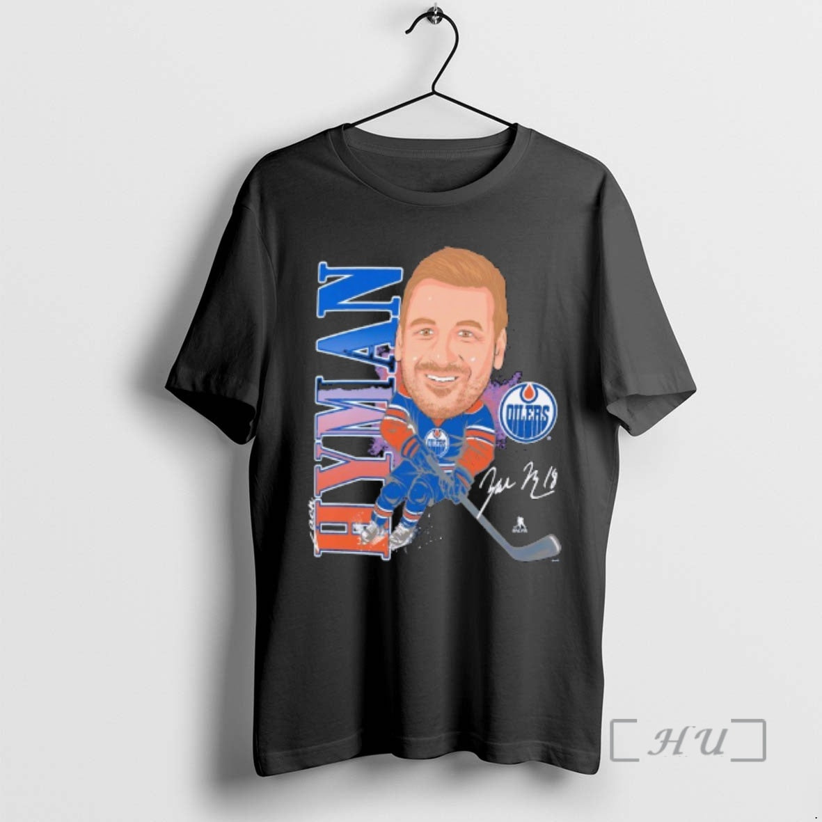 Officials Zach Hyman Edmonton Oilers Player Action Signature T-Shirts, Hoodie, Sweatshirt | PopFlextees.com