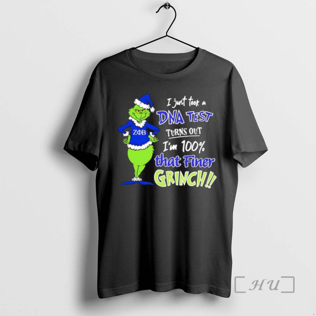 Officials Zeta Phi Beta Grinch Dna Test Reveal T-Shirts, Hoodie, Sweatshirt | PopFlextees.com
