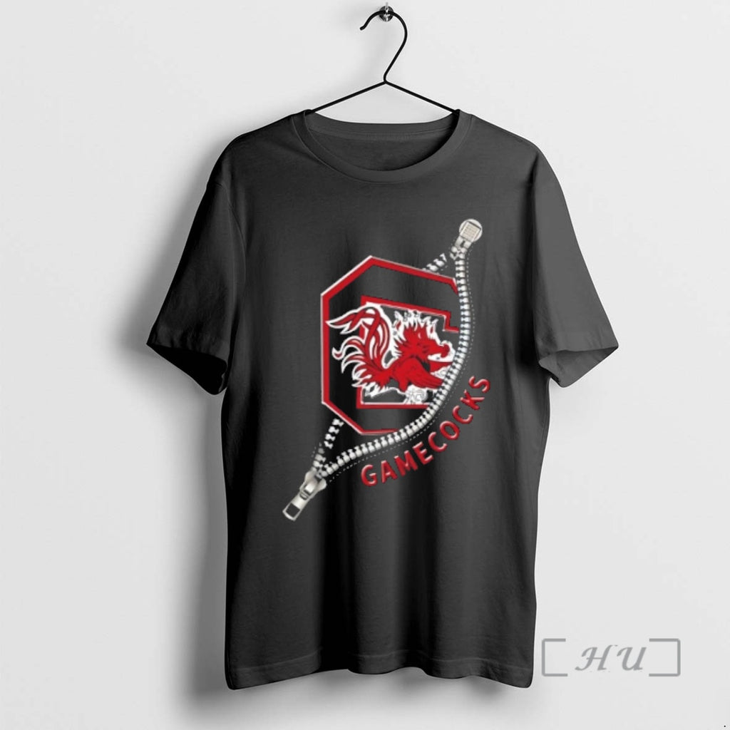 Officials Zipper X South Carolina Gamecocks Football Logo T-Shirts, Hoodie, Sweatshirt