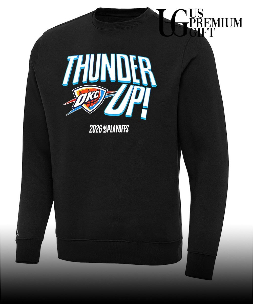 Oklahoma City Basketball Thunder Up 2026 NBA Playoffs logo shirt