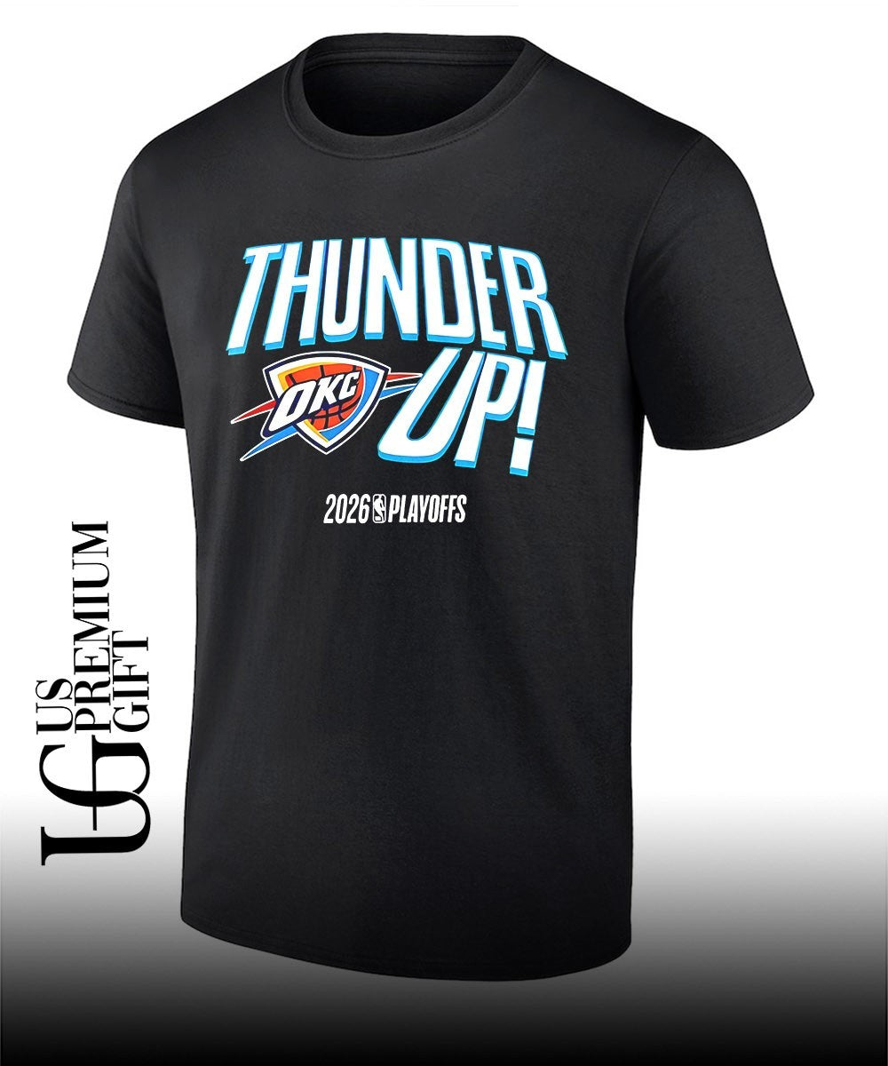 Oklahoma City Basketball Thunder Up 2026 NBA Playoffs logo shirt