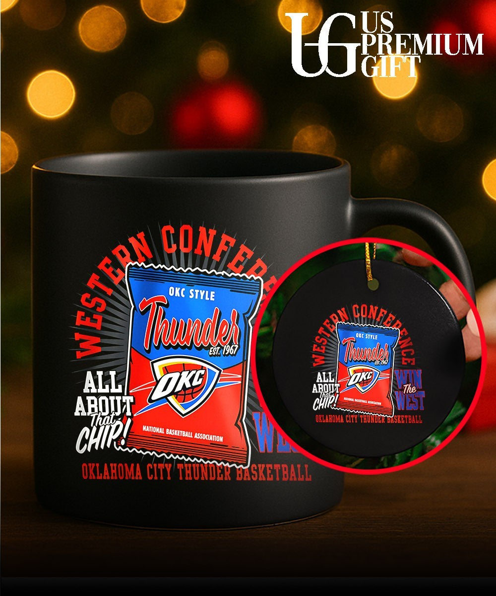 Oklahoma City Thunder NBA Western Conference All About That Chip Win The West Est 1967 shirt